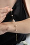 Heliophilia Silver Pulsera Dorado y Blanco